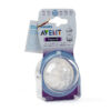 Núm ti silicone Philips Avent Natural cho trẻ từ 1 tháng tuổi (Vỉ 2 núm)